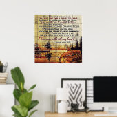 Poster À ma conception de mari | Lettre d'amour pour mari (Bureau à domicile)