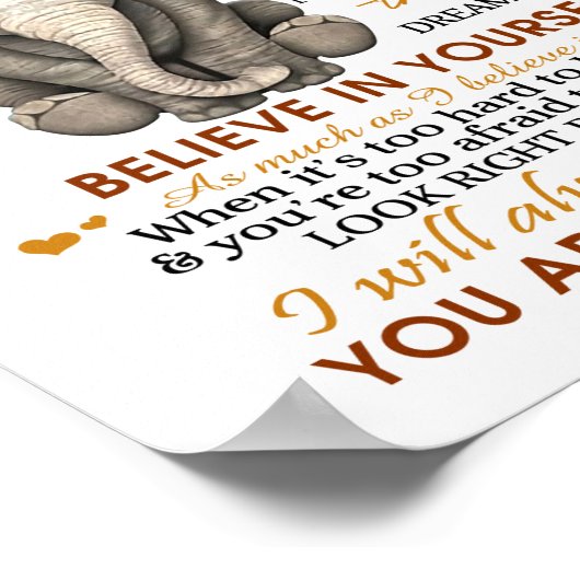 Poster À ma fille (Coin)