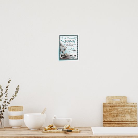 Poster À ma fille (Cuisine)