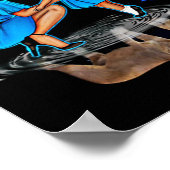 Poster À ma fille Cadeau d'anniversaire, mignonne maman C (Coin)