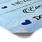 Poster À Ma Fille Cadeau Papillon, Fille Anniversaire (Coin)