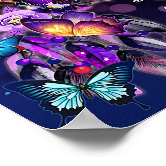 Poster À Ma Fille, Don D'Anniversaire Fille Fille Fille F (Coin)