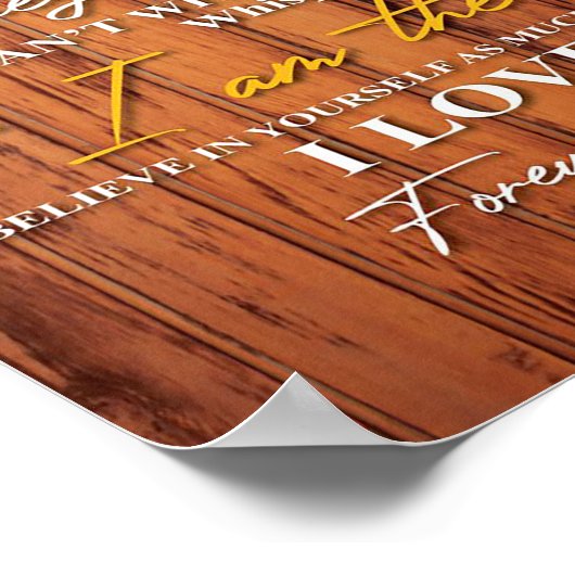 Poster À ma fille | Mignonne à ma fille cadeau (Coin)