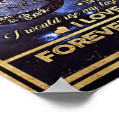 Poster À Ma Fille Papillons Cadeau, Fille Anniversaire (Coin)