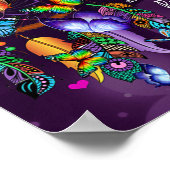 Poster À Ma Fille Papillons Cadeau, Fille Anniversaire (Coin)