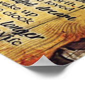 Poster À ma lettre de mari, belles citations cadeau (Coin)