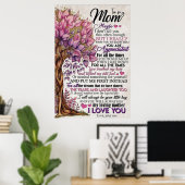 Poster à ma mère, cadeaux de jour pour les mères (Bureau à domicile)