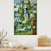 Poster A Magical Encounter with a Talking Cat (Cuisine)
