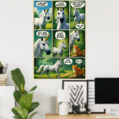 Poster A Magical Encounter with a Talking Cat (Bureau à domicile)