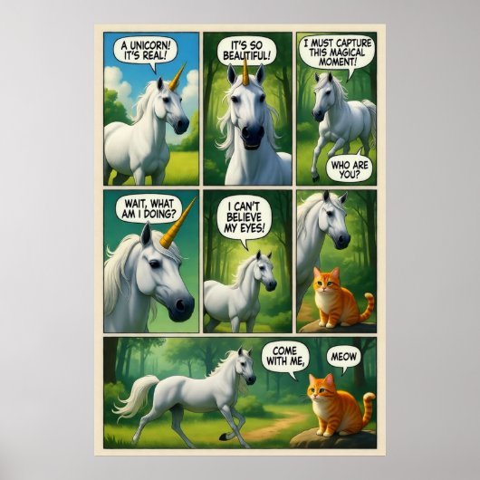 Poster A Magical Encounter with a Talking Cat (Devant)