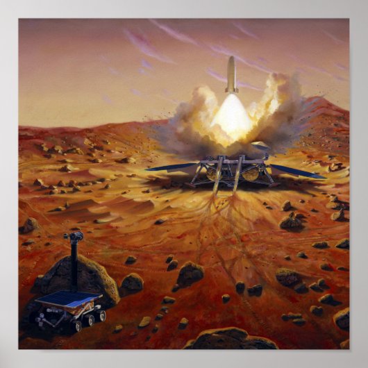 Poster A Mars ascent vehicle 2 (Devant)