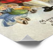 Poster A Merry Christmas Boy and Girl Card (Coin)