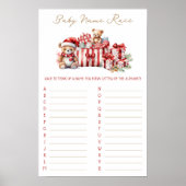 Poster A Merry Little Baby Shower Baby Shower Game (Devant)
