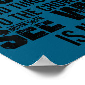 Poster À mes funérailles, prenez le bouquet et jetez-le d (Coin)