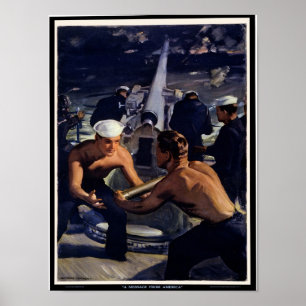 Poster A Message from America