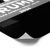 Poster À mi-vol de Trump (Coin)