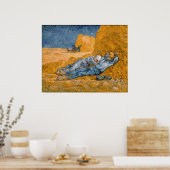 Poster A midi - Repos de travail par Vincent Van Gogh (Cuisine)