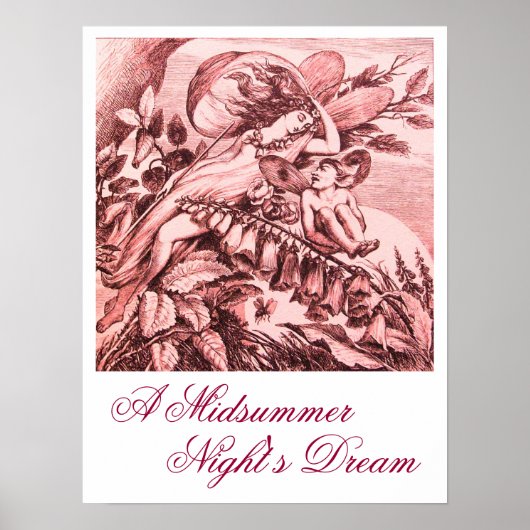 POSTER A MIDSUMMER NIGHT'S DREAM / FAIRY TITANIA (Devant)
