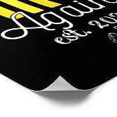 Poster À Mimi Est 2024 Faire-part de grossesse (Coin)