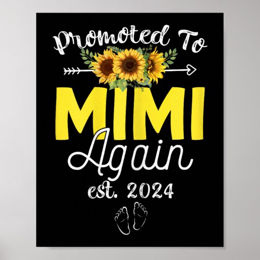 Poster À Mimi Est 2024 Faire-part de grossesse (Devant)