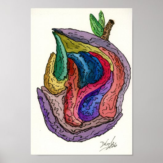 Poster À moitié mangé (Devant)