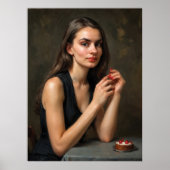 Poster A Moment with Cherries (Devant)