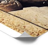 Poster À mon amour mon mari | Cadeau de devis mignon | (Coin)