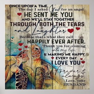 Poster À mon cadeau à la femme   Cadeau de vacances amusa