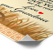 Poster À Mon Cadeau D'Anniversaire De Grand-Mère, Cadeau (Coin)