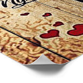 Poster À mon cadeau de mari | Jolie lettre au mari (Coin)