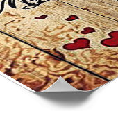 Poster À mon cadeau de mari | Jolie lettre au mari (Coin)