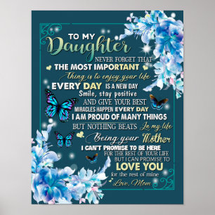 Poster À Mon Cadeau Maman, Fille Et Maman, Amateurs De Pa