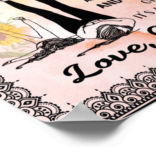 Poster À Mon Cadeau Tante, Cadeau Tournesol De La Nièce (Coin)