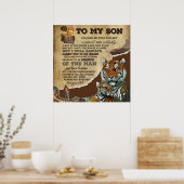 Poster À Mon Don Fils, Amateurs De Tigre, Lettre Au Fils  (Cuisine)