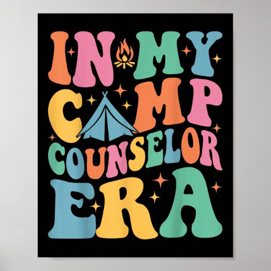 Poster À Mon Époque De Conseiller De Camp Camp Camp Super (Devant)