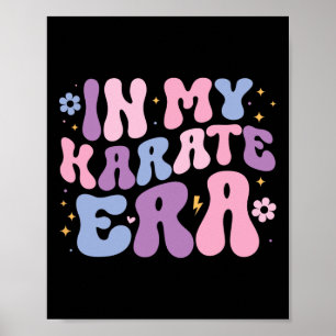 Poster À Mon Époque De Karaté Super Retro Martial Arts Cu