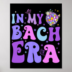 Poster À mon ère Bach Tour Disco Bachelorette Mariage