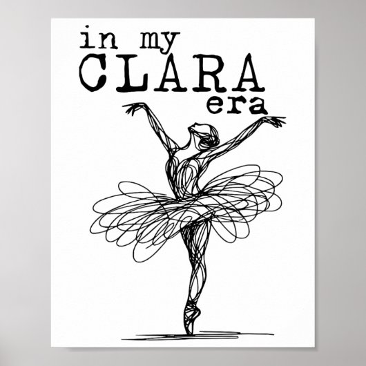 Poster À mon ère Clara (Devant)