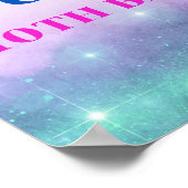 Poster À mon ère d'anniversaire - Ado fille d'anniversair (Coin)