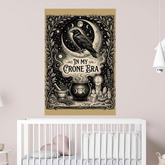 Poster À mon ère de crone. (Pépinière 2)