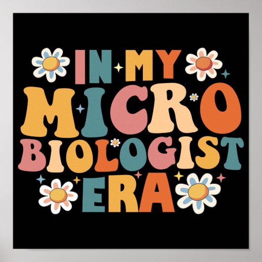 Poster À mon ère de microbiologiste (Devant)