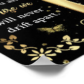 Poster À Mon Fils Cadeau, Amant Papillon, Lettre Fils Flo (Coin)