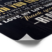 Poster À mon mari | Citations d'amour au père | (Coin)