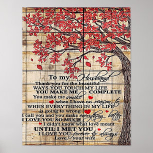 Poster À mon mari   Citations Drôle Pour Le Cadeau Du Mar