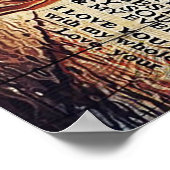 Poster À mon mari design | Lettre au mari (Coin)