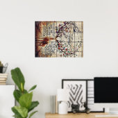 Poster À mon mari design | Lettre au mari (Bureau à domicile)