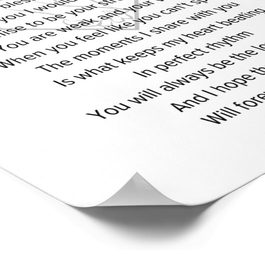 Poster À mon petit ami (Coin)