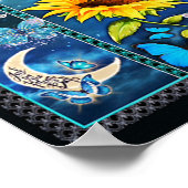 Poster À Mon Petit-Fille Cadeau De Fleur De Soleil, Cadea (Coin)