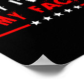Poster À Mon Visage Kamala Harris Citation 1 (Coin)