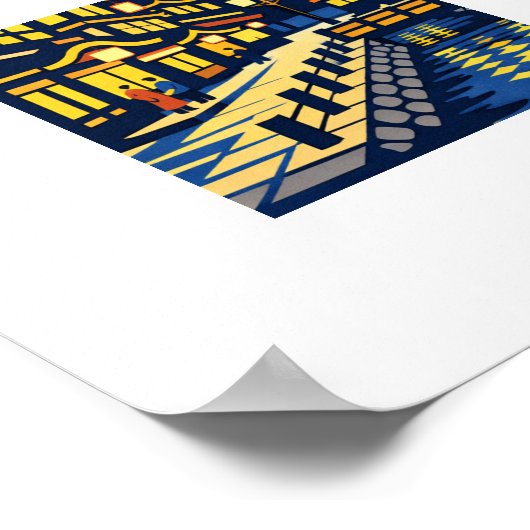 Poster A Moonlit Waterside Town (Coin)